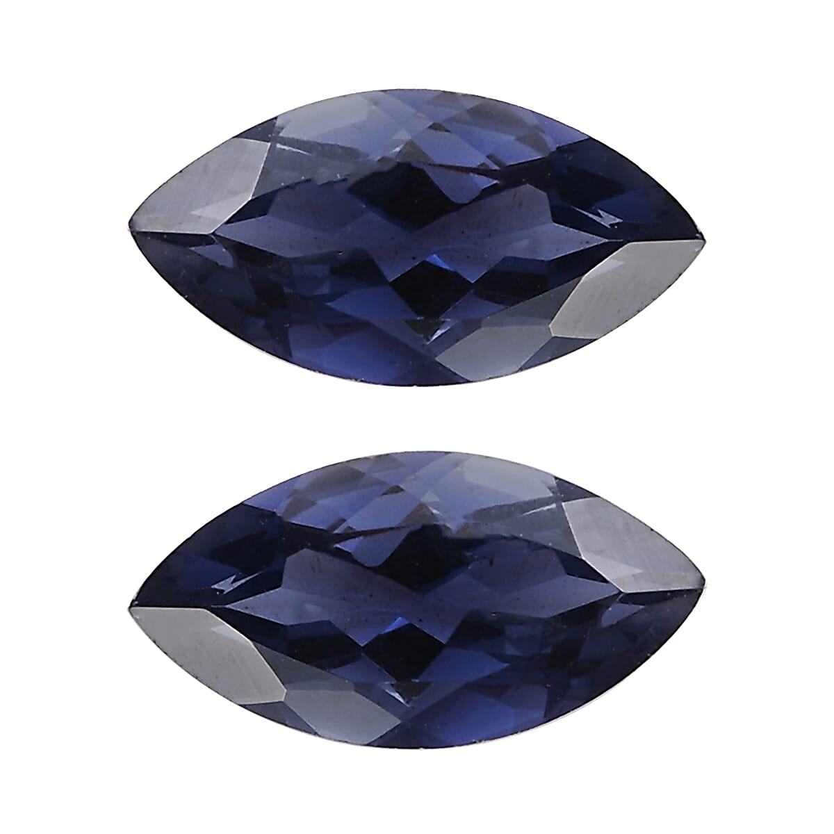 AA Catalina Iolite Set of 2 (Mrq 10x5 mm) 1.58 ctw Loose Gemstone