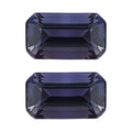 AA Catalina Iolite Set of 2 (Oct 5x3 mm) 0.48 ctw Loose Gemstone - Sticky add to cart bar