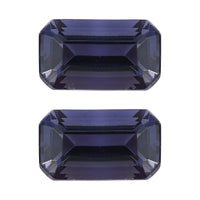 AA Catalina Iolite Set of 2 (Oct 5x3 mm) 0.48 ctw Loose Gemstone