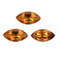 Santa Ana Madeira Citrine Set of 3 (Mrq 8x4 mm) 1.47 ctw Loose Gemstone