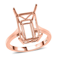 18K Rose Gold Solitaire Ring (Size 7.0) (3.86 g)
