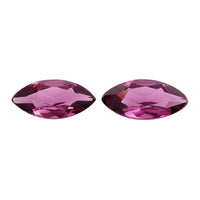 AAAA Radiant Ember Garnet Set of 2 (Mrq 8x4 mm) 1.00 ctw