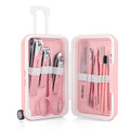 12pc Mini Travel Case Nail Kit- Pink - Sticky add to cart bar