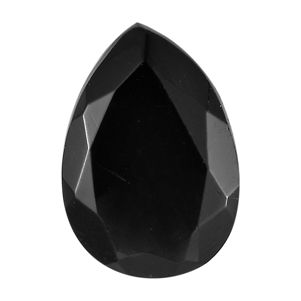 AA Black Obsidian (Pear 9x6 mm) 0.93 ctw Loose Gemstone