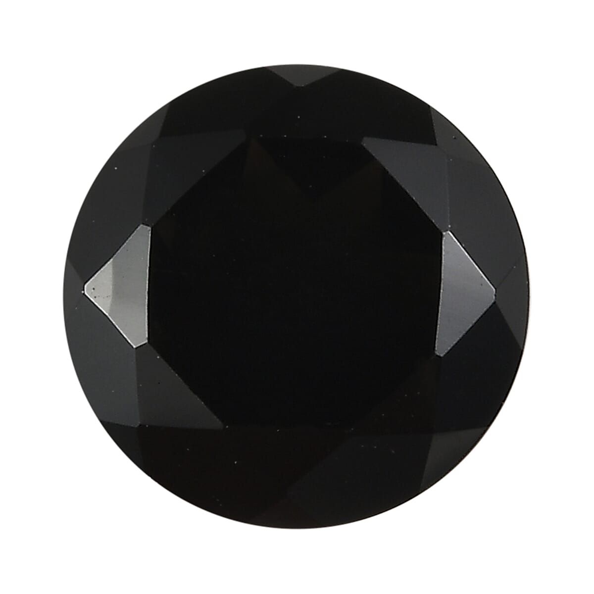 AA Black Obsidian (Rnd 6 mm) 0.68 ctw Loose Gemstone