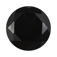 AA Black Obsidian (Rnd 6 mm) 0.68 ctw Loose Gemstone