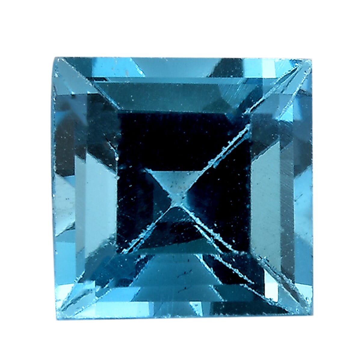 AA Blue Topaz (Sqr 6 mm) 1.33 ctw Loose Gemstone