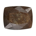 Chocolate Sapphire (Cush 10x8 mm) 3.40 ctw Loose Gemstone - Sticky add to cart bar