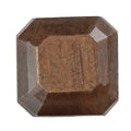 Asscher Cut Chocolate Sapphire (Oct 6x6 mm) 1.52 ctw Loose Gemstone - Sticky add to cart bar