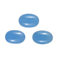 AA Dyed Light Blue Color Jade Set of 3 (Ovl 6x4 mm) 1.74 ctw Loose Gemstone - Sticky add to cart bar