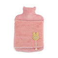 Gray 2L Hot Water Bag with Rabbit Faux Fur Cover - Sticky add to cart bar