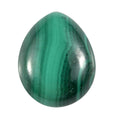 African Malachite (Pear 11x9 mm) 4.21 ctw Loose Gemstone - Sticky add to cart bar