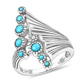 GP Artisann Crafted Sleeping Beauty Turquoise 0.55 ctw Ring in Sterling Silver (Size 10.0) - Sticky add to cart bar