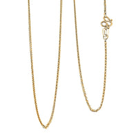 24K Yellow Gold Spiga Chain Necklace (20 Inches) (3.5 g)