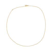 Beaded Chain Necklace in 24K Yellow Gold 20 Inches 3.20 Grams