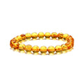 Baltic Amber Earth Glow Bead Bracelet - Sticky add to cart bar