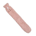 Pink Rubber and Plush Sleeve Hot Water Bag (28.74"x4.72") - Sticky add to cart bar