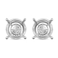 950 Platinum Mounting Stud Earrings (6.20 g) - Sticky add to cart bar