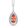 Chairman Collection Certified & Appraised Rhapsody AAAA Imperial Topaz and E-F VS Diamond 8.95 ctw Pendant in 950 Platinum - Sticky add to cart bar