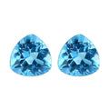 Blue Topaz Set of 2 (Trl 7 mm) 2.78 ctw Loose Gemstone - Sticky add to cart bar