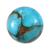 AA Mojave Blue Turquoise (Rnd 8 mm) 1.76 ctw Loose Gemstone