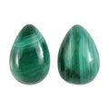 African Malachite Set of 2 (Pear 6x4 mm) 1.19 ctw Loose Gemstone - Sticky add to cart bar