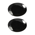 Black Tourmaline Set of 2 (Ovl 7x5 mm) 1.36 ctw Loose Gemstone - Sticky add to cart bar