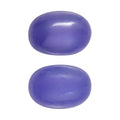 AAA Purple Jade (D) Set of 2 (Ovl 7x5 mm) 1.88 ctw Loose Gemstone - Sticky add to cart bar