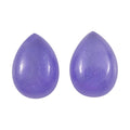 Purple Jade (D) Set of 2 (Pear 7x5 mm) 1.84 ctw Loose Gemstone - Sticky add to cart bar
