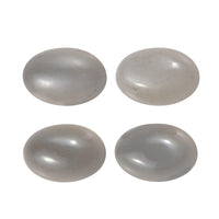 Grey Moonstone Set of 4 (Ovl 6x4 mm) 1.78 ctw Loose Gemstone