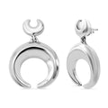 D'Joy Horn Earrings in Sterling Silver 12 Grams - Sticky add to cart bar