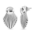 D'Joy Seashell Earrings in Sterling Silver 9.10 Grams - Sticky add to cart bar