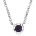 D'Joy Mozambique Garnet Necklace (18 Inches) in 18K Vermeil YG Over Sterling Silver 0.35 ctw - Sticky add to cart bar