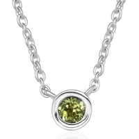 D'Joy Mozambique Garnet Necklace (18 Inches) in 18K Vermeil YG Over Sterling Silver 0.35 ctw