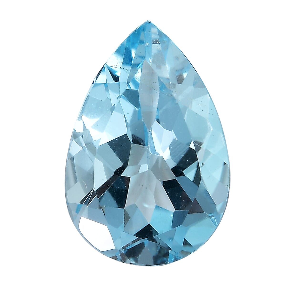 Blue Topaz (Pear 12x8 mm) 2.92 ctw Loose Gemstone