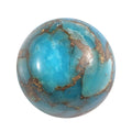 AA Mojave Blue Turquoise (Rnd 10 mm) 3.02 ctw Loose Gemstone - Sticky add to cart bar