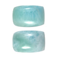 Larimar Set of 2 (Cush 6x4 mm) 1.23 ctw Loose Gemstone - Sticky add to cart bar