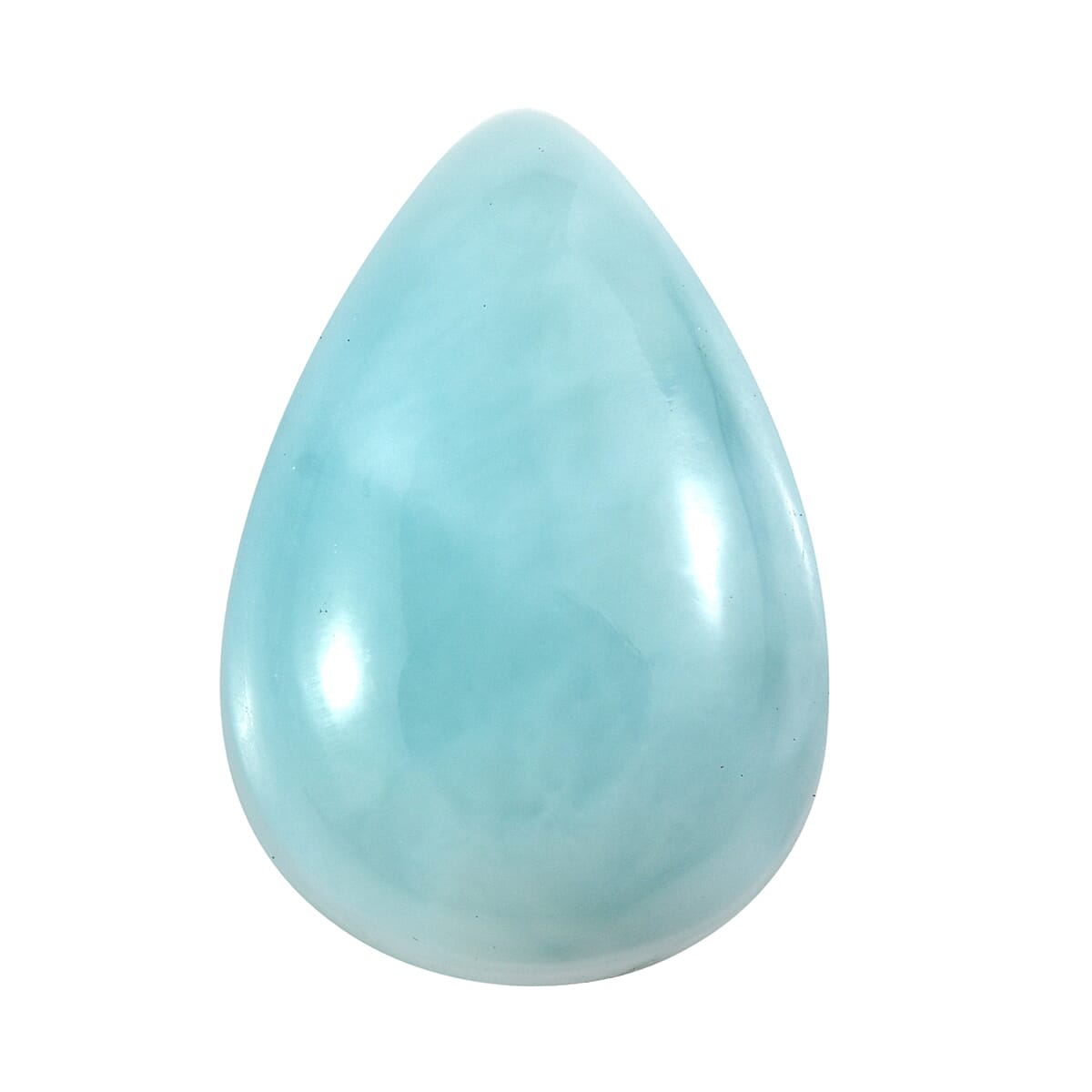 Larimar (Pear 12x8 mm) 3.20 ctw Loose Gemstone