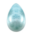 Larimar (Pear 9x6 mm) 1.35 ctw Loose Gemstone - Sticky add to cart bar