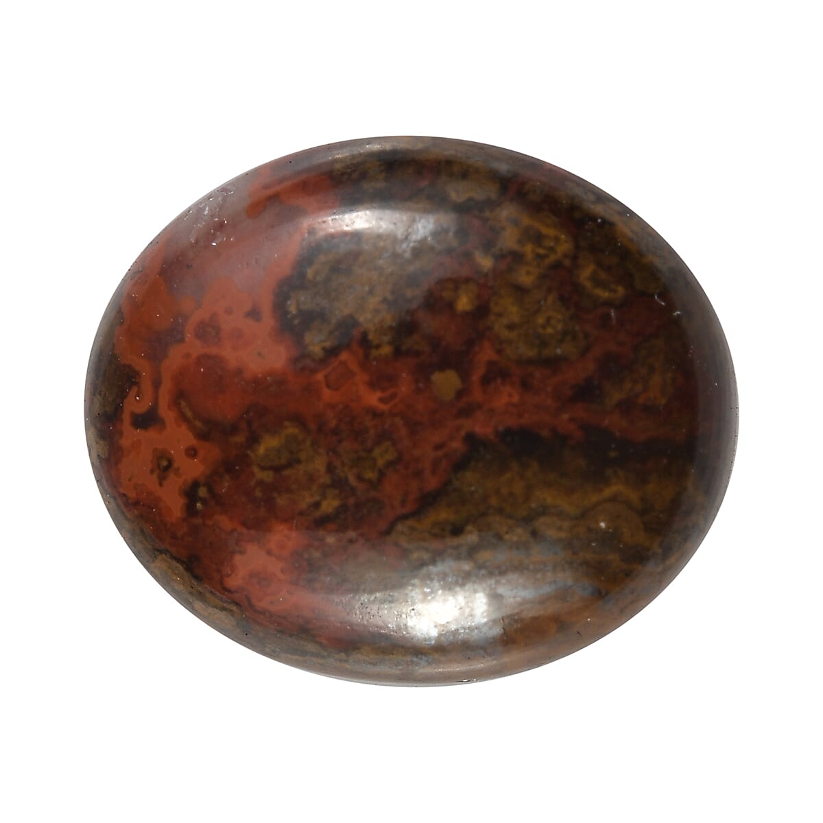 Slice Agate (Ovl 12x10 mm) 3.26 ctw Loose Gemstone