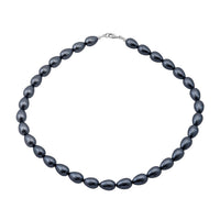 Mother Of Pearl Necklace in Sterling Silver (18 Inches)