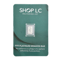 999 Platinum Dragon Bar 1 Grams