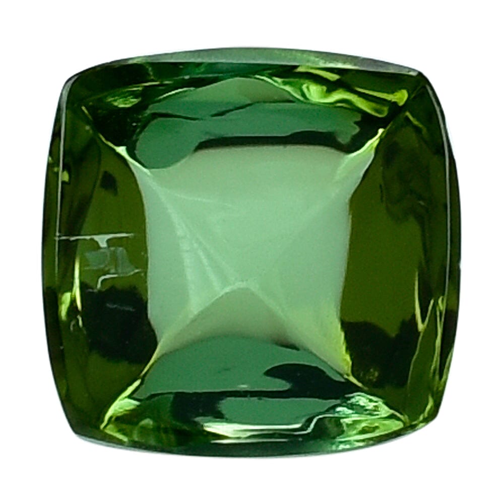 AAAA Green Tourmaline (Cush Free Size) 1.00 ctw