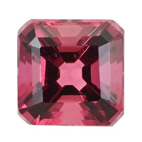 Certified & Appraised AAAA Asscher Cut Ouro Fino Rubellite (Sqr Free Size) 6.00 ctw