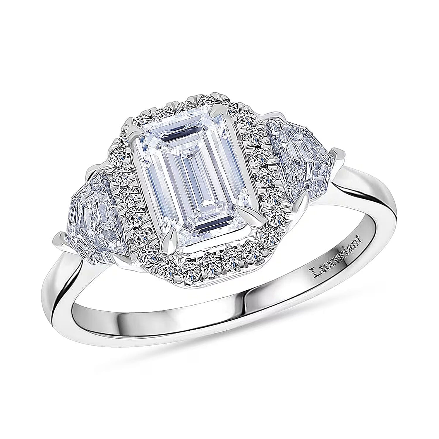 IGI Certified 950 Platinum Luxuriant Lab Grown Diamond (E-F, VS) Ring (Size 10.0) (5.75 g) 2.00 ctw