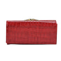 Tamsy Wine Faux Leather Wallet - Sticky add to cart bar
