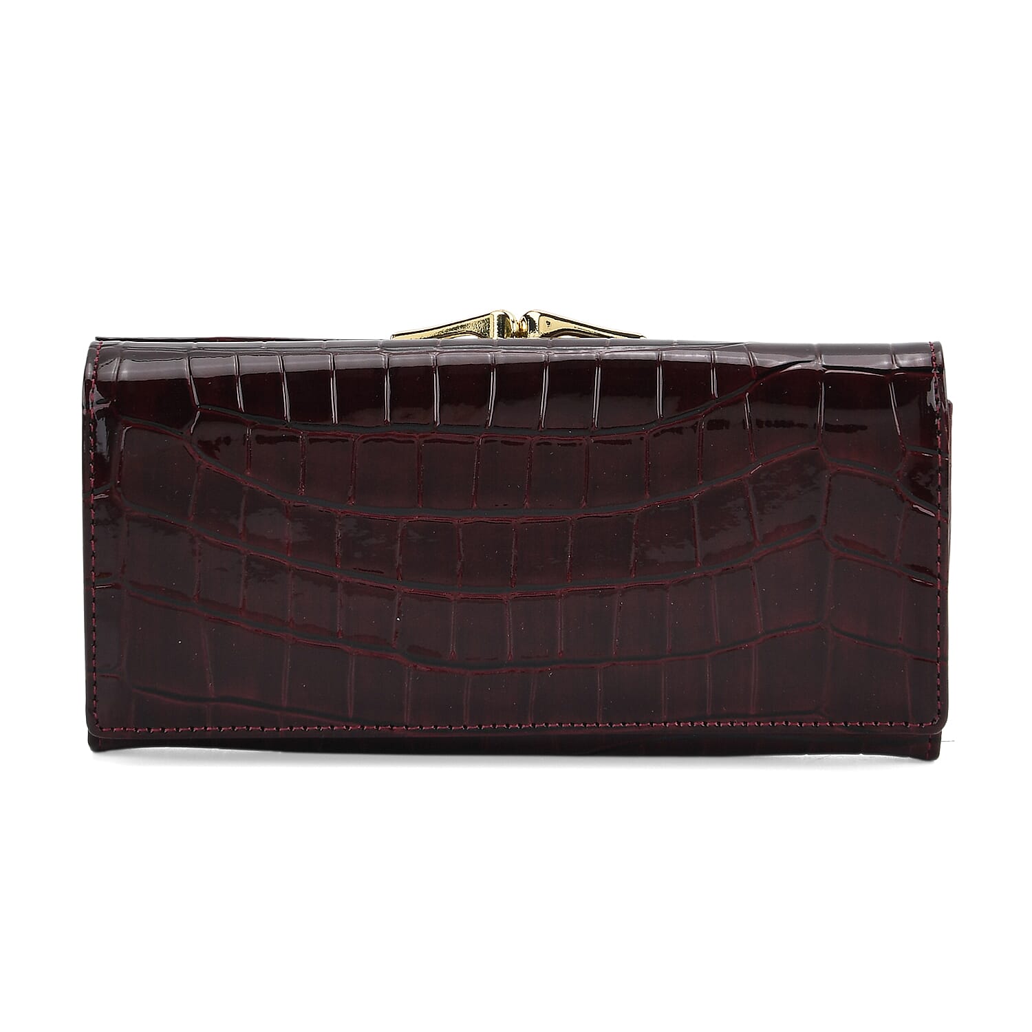 Tamsy Wine Faux Leather Wallet