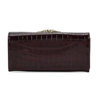 Tamsy Wine Faux Leather Wallet