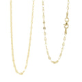 Nova Chain Necklace in 14K Yellow Gold Over Sterling Silver 4.10 Grams 24 Inches - Sticky add to cart bar
