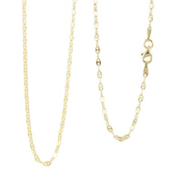 Nova Chain Necklace in 14K Yellow Gold Over Sterling Silver 4.10 Grams 24 Inches